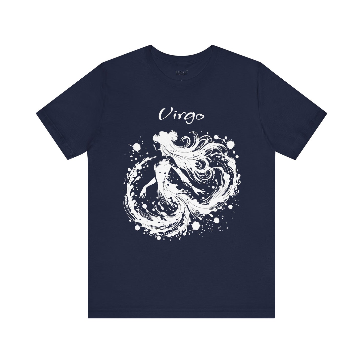 Virgo White Splash Unisex T-Shirt