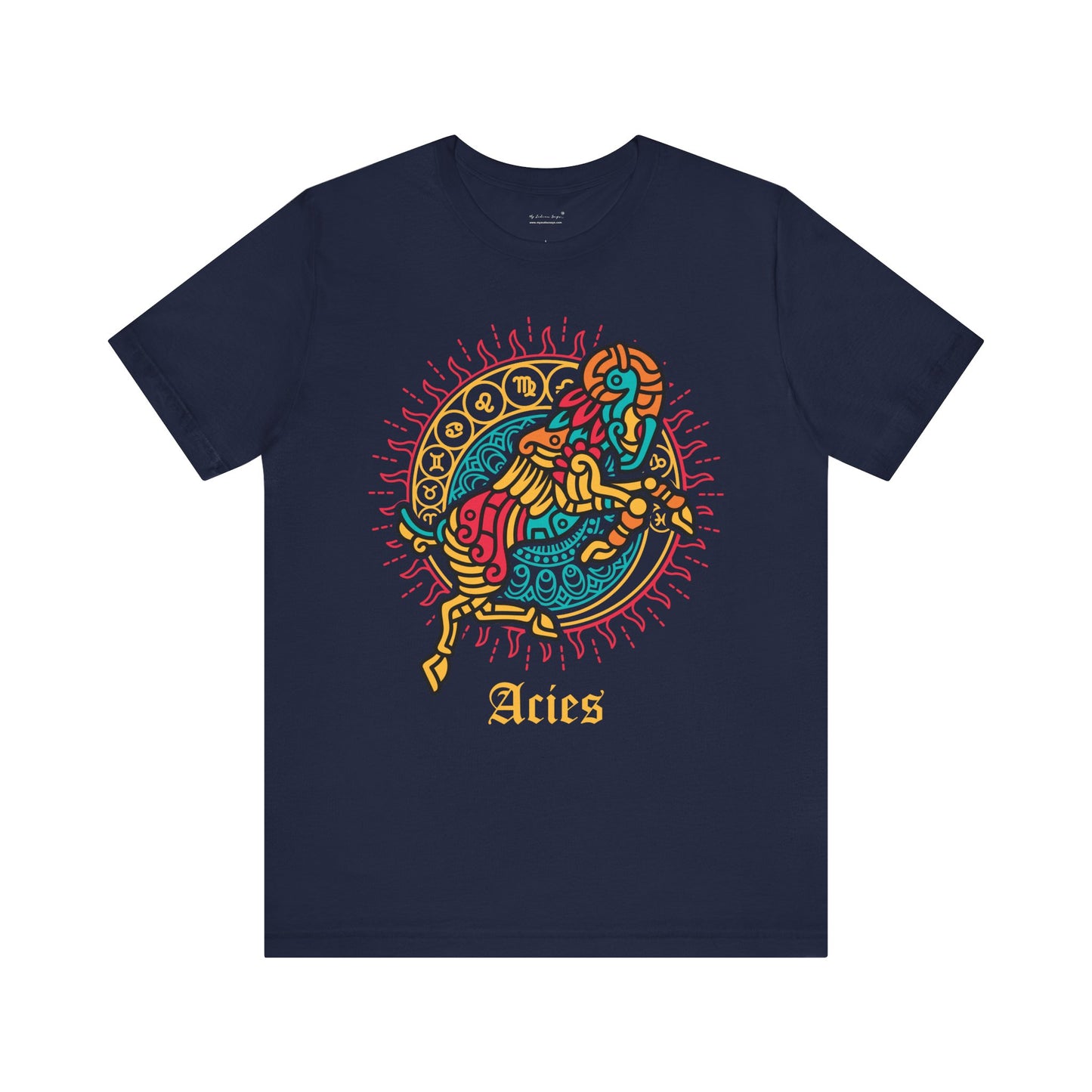 Aries Round Unisex T-Shirt
