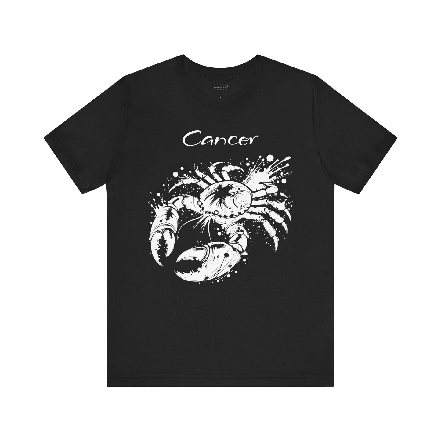 Cancer White Splash Unisex T-Shirt