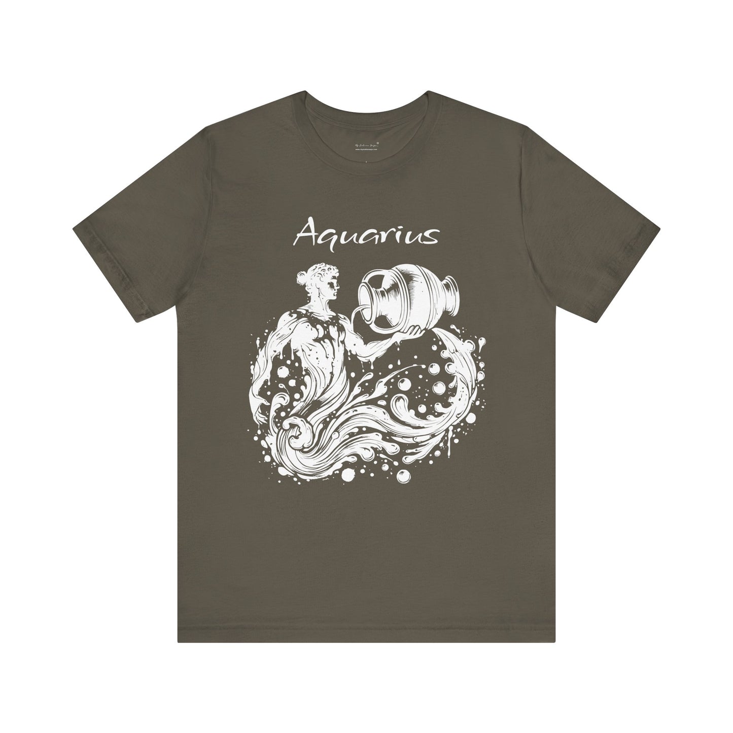 Aquarius White Splash Unisex T-Shirt