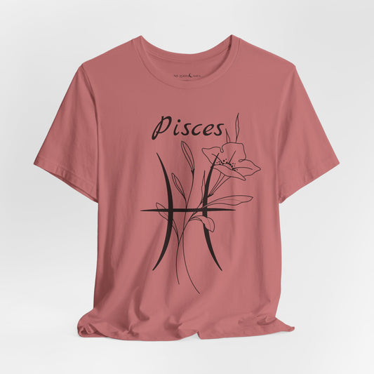 Pisces Blossom Unisex T-Shirt