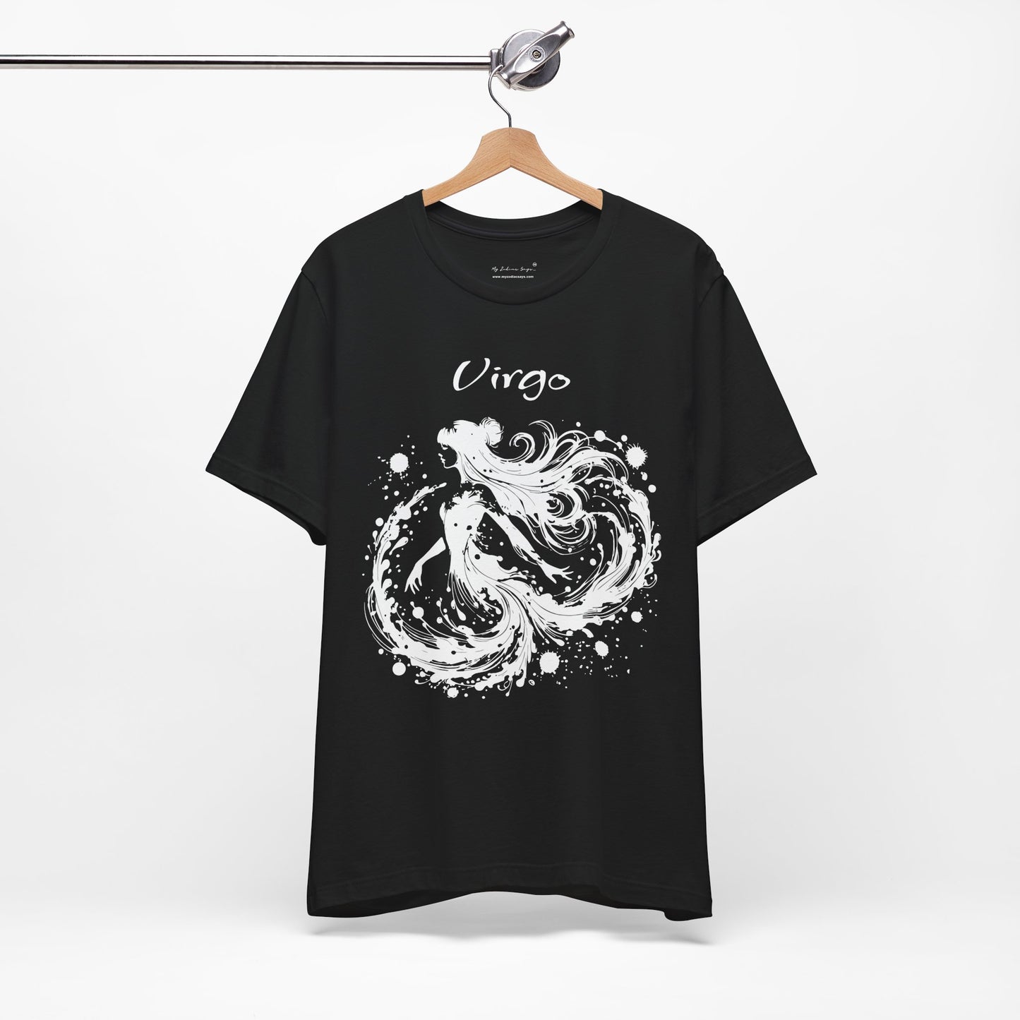 Virgo White Splash Unisex T-Shirt