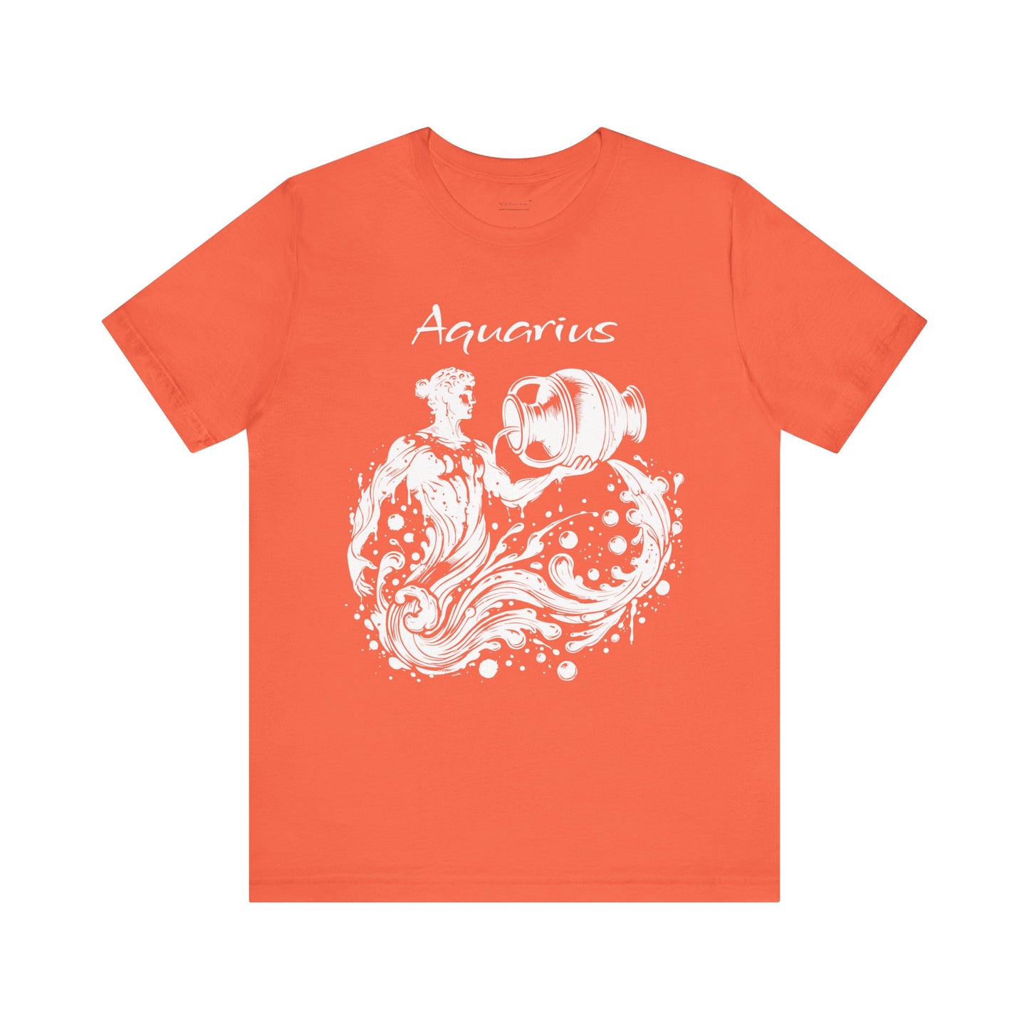 Sagittarius White Splash Unisex T-Shirt