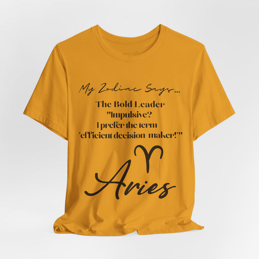 Aries Saying 3 T-Shirt