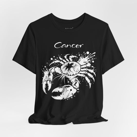 Cancer White Splash Unisex T-Shirt