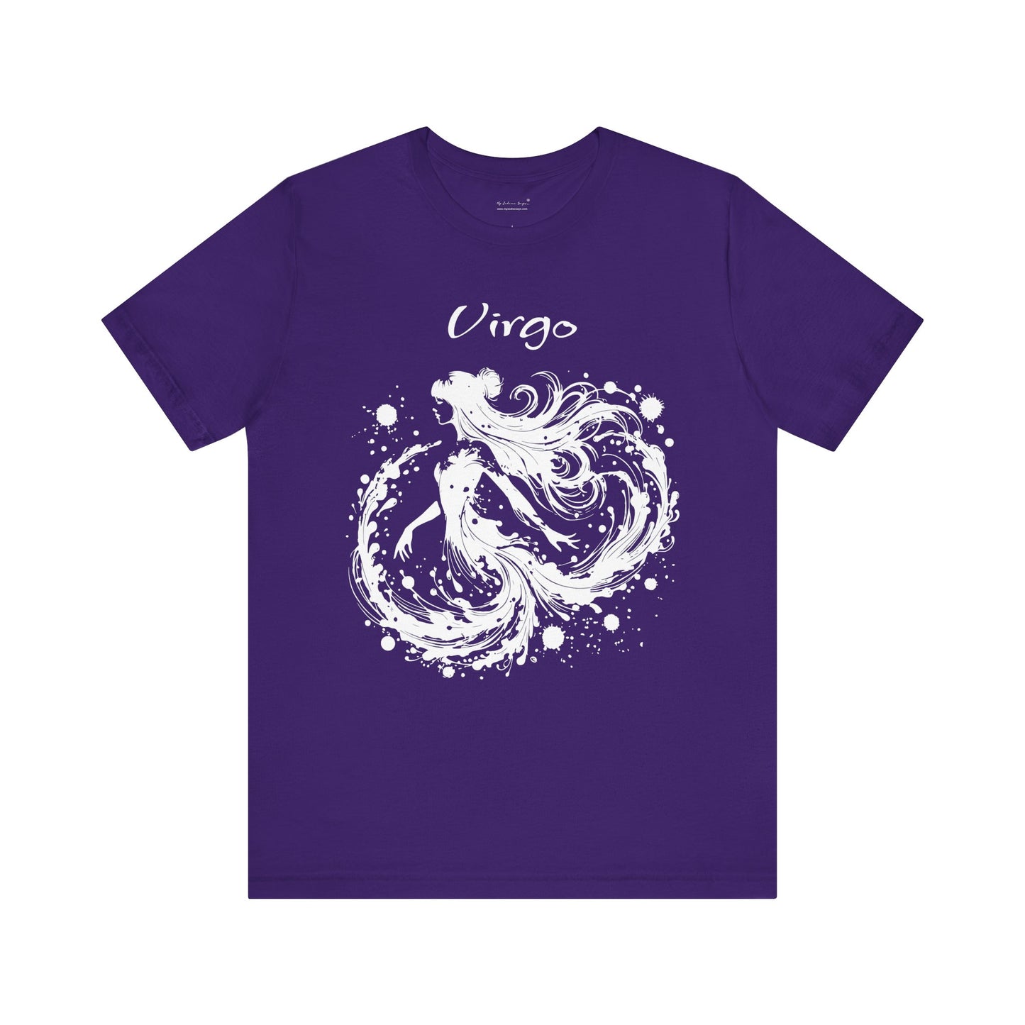 Virgo White Splash Unisex T-Shirt