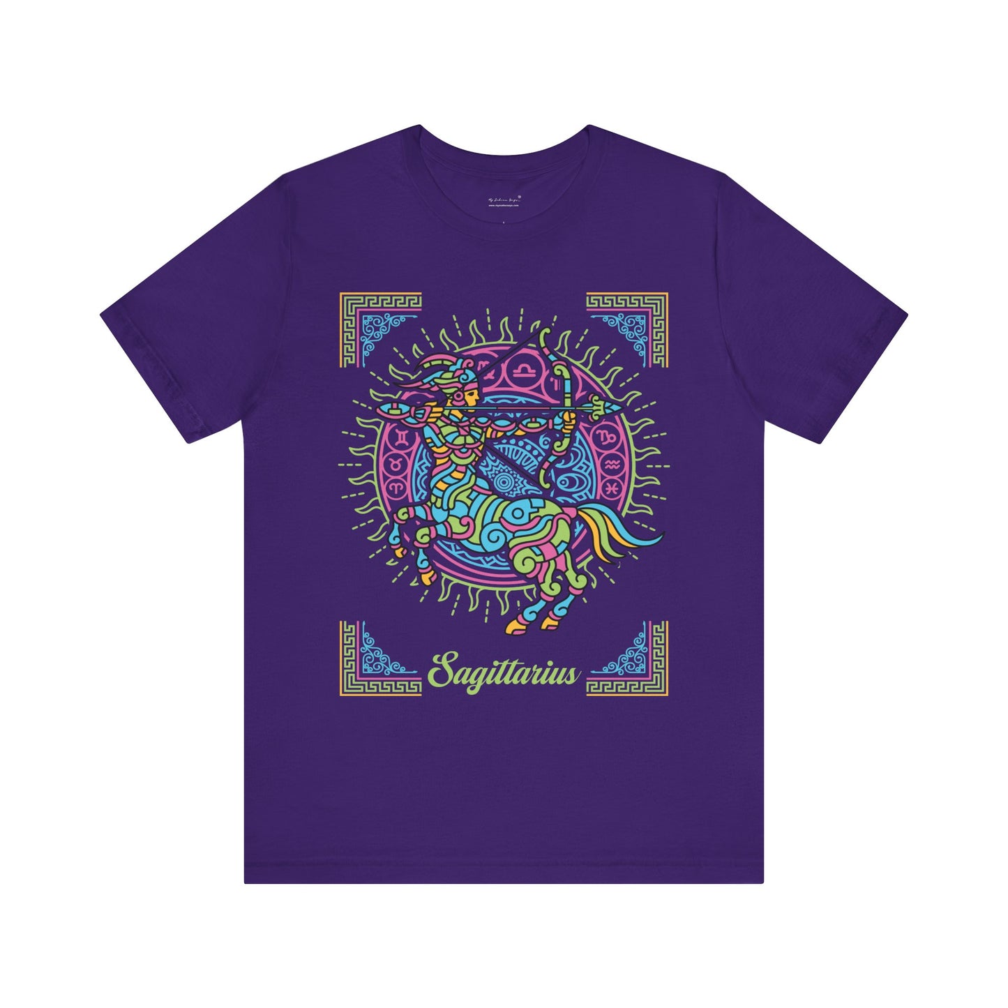 Sagittarius Framed Unisex T-Shirt