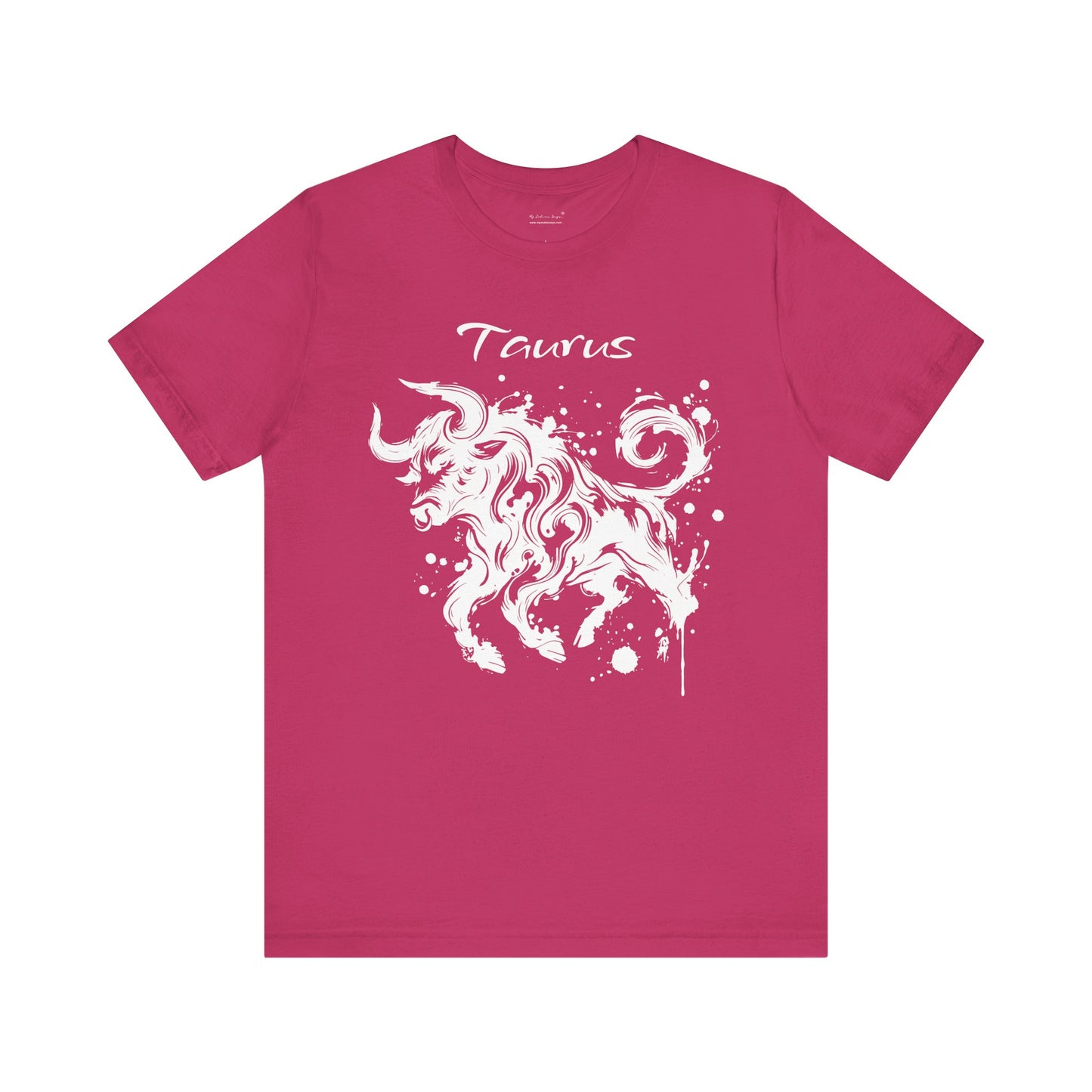 Taurus White Splash Unisex T-Shirt