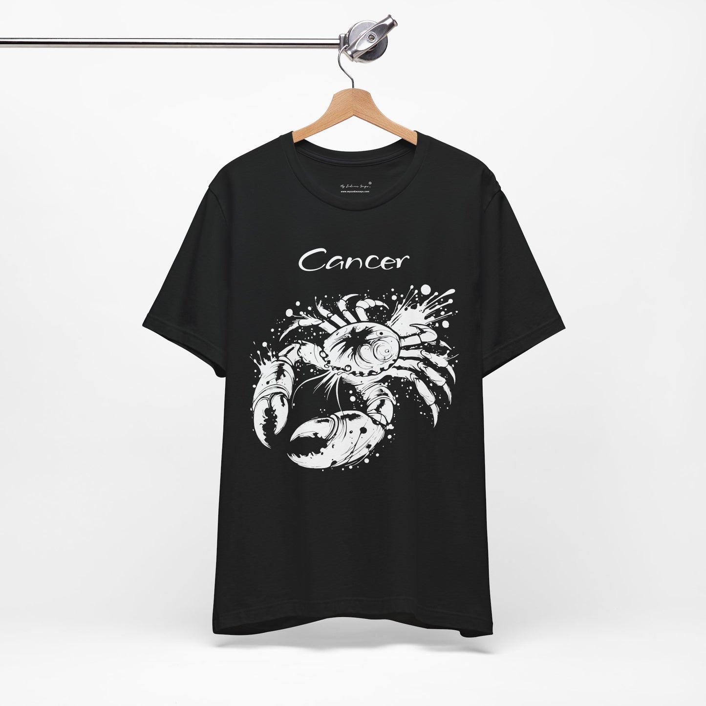 Cancer White Splash Unisex T-Shirt